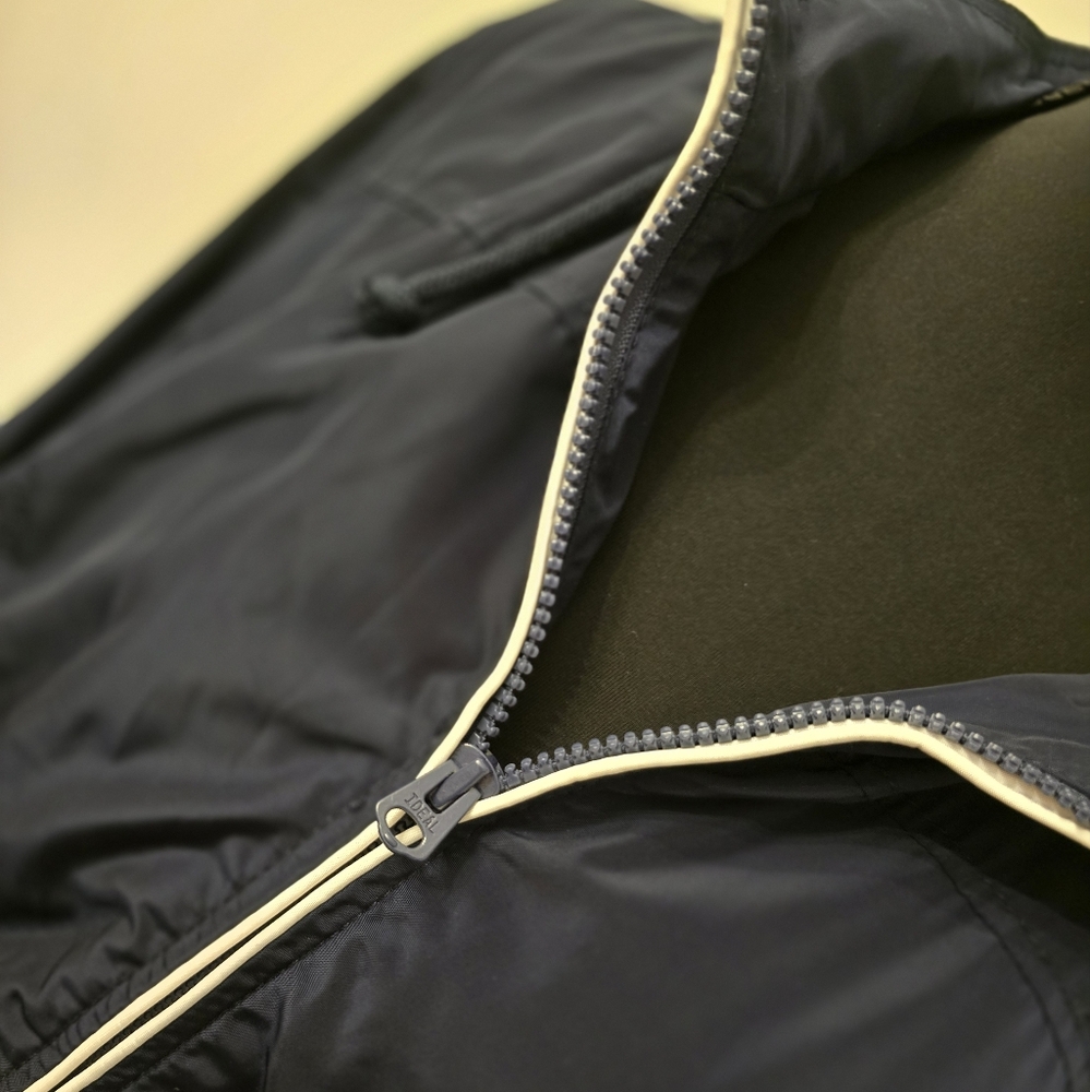 Tommy Hilfiger Navy Windbreaker Jacket with Modern Styling